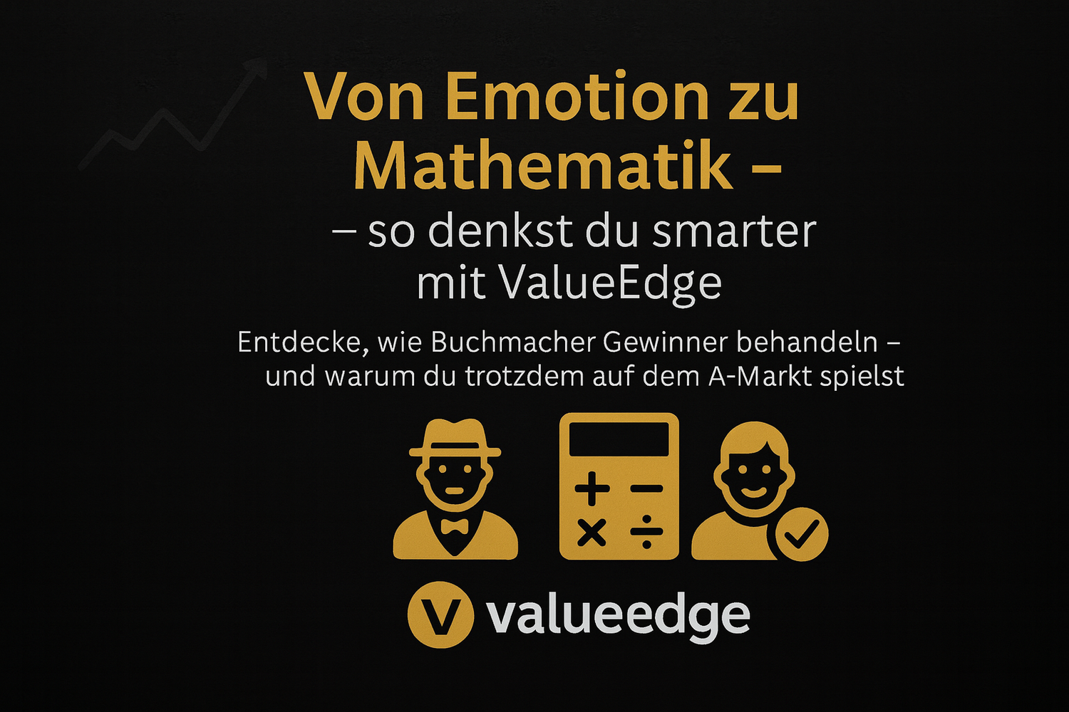 Minimalistisches ValueEdge-Design, das zeigt, wie mathematisches Denken beim Sportwetten Vorteile erzeugt.